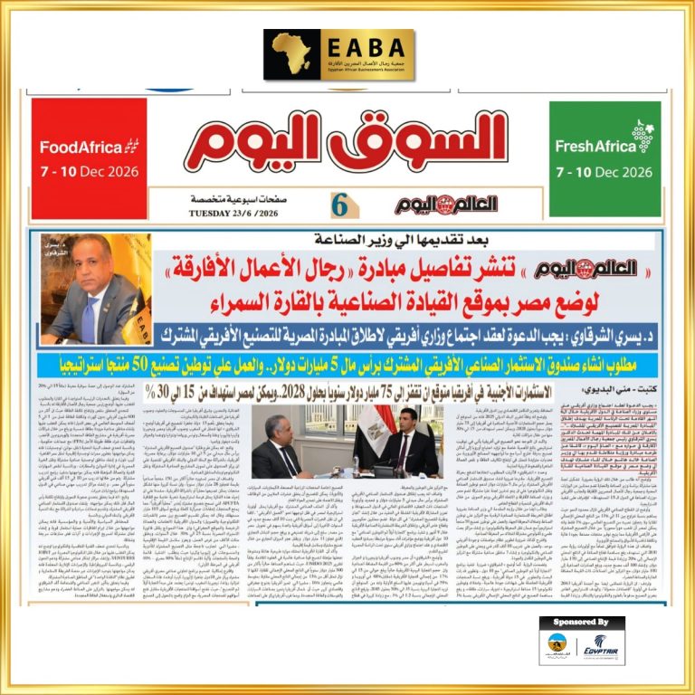 مبادرة مصرية طموحة لوضع مصر في موقع القيادة الصناعية بالقارة الأفريقية
